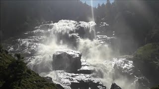 Der Grawa Wasserfall im Stubaital Sommer 2018 quotWildeWasserWegquot [upl. by Lynnea218]