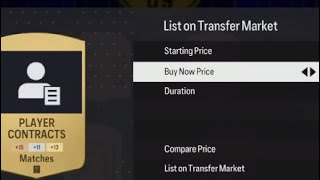 FC24  How to sell contracts in Ultimate Team  UT [upl. by Bertero]