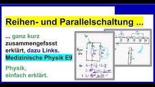 Reihenschaltung und Parallelschaltung von Widerständen ganz kurz erklärt dazu Links [upl. by Iem]