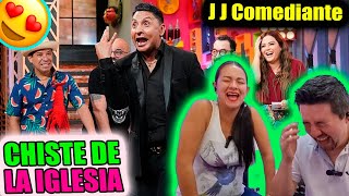 Reacción a  COMEDIANTE JJ  Chiste de la Iglesia  Humor Mexicano [upl. by Bibeau]