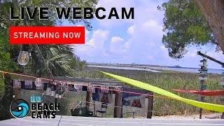 Live Webcam St George Island Paddys Raw Bar [upl. by Radbourne439]