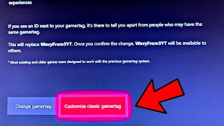 HOW TO GET CUSTOMIZE CLASSIC GAMERTAG OPTION XBOX 1 EASY [upl. by Alil322]