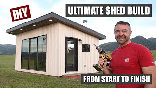 12x20 Ultimate Shed Build from Start to Finish [upl. by Trudey521]