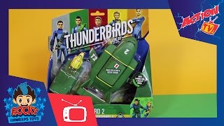 Thunderbirds Vehicles Thunderbird 2 amp 4  ROCKY UNWRAPS TOYS  Action TV [upl. by Hctim633]