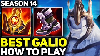 How to Play Galio Mid Gameplay  RANK 1 BEST GALIO IN THE WORLD  Season 14 League of Legends [upl. by Julian654]