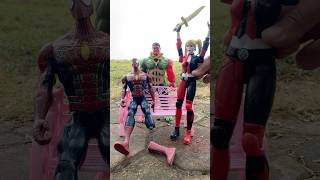 Harley Quinn Test Knife With Spidey Legs  Marvel Toys [upl. by Deehahs]