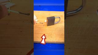 Unlock a Padlock with Matches short locksmith padlock tip diy securitybmatches unlockpadlock [upl. by Zerat]