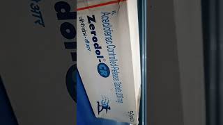 zerodolCR tablet uses zerodolCR tablet uses in hindi Aceclofenac200 mg tablet uses [upl. by Janis692]