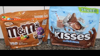 Caramel Cold Brew MampM’s amp Hershey’s Kisses Milklicious Review [upl. by Ehcsrop]