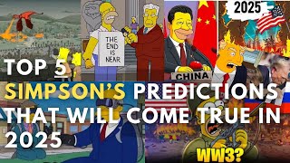 Top 5 Simpsons Predictions for 2025 [upl. by Lohcin]