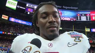 Postgame Bo Scarbrough [upl. by Merfe]