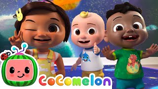 The Stretching and Exercise Song with Nina and JJ  Cocomelon Nursery Rhymes for Kids [upl. by Fraase]