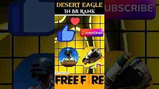 Unbelievable 😱 Desert Eagle in BR Rank Mode ☠️shorts freefire trending [upl. by Haakon486]