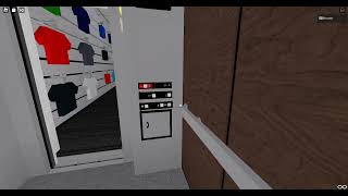 Dover traction elevator  Dillards Old Leos Shopping Center Roblox [upl. by Olnton]