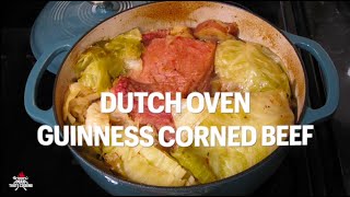 Dutch Oven Guinness Corned Beef and Cabbage [upl. by Maurise]