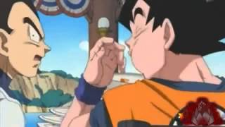 Goku y Vegeta se pelean por comida español latino [upl. by Yesdnyl686]