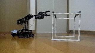 Lego Technic mindstorms NXT Robot Arm Operation [upl. by Eelyrag616]