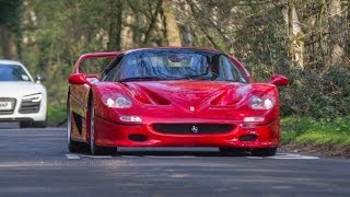 Ferrari F50 Pure V12 Sound  Tunnels  Ride  Chase  SCD Rides [upl. by Ahsinelg789]