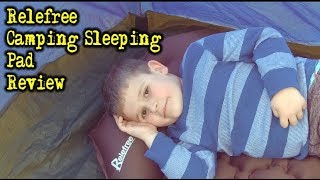 Relefree Inflatable Camping Sleeping Pad Review [upl. by Hsan]