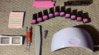 DIY GEL MANICURE SET BY COSCELIA [upl. by Llerad]