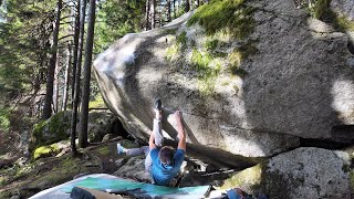 Squamish Bouldering Underworld V10 [upl. by Wei166]