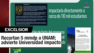 Recorte a presupuesto de la UNAM e IPN fue un error dice Hacienda [upl. by Isyak]