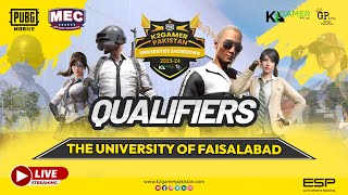 Faisalabad Lan Qualifiers  PUBGM K2 Gamer Pakistan Universities showdown 20232024 [upl. by Adialeda884]