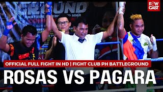 Albert Pagara vs Lorence Rosas Full Boxing Fight in HD  FCP Battleground Palawan [upl. by Jonny]