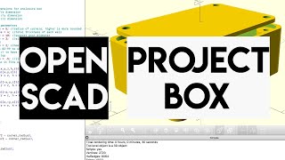 Openscad How to Model an Enclosure Generator [upl. by Chadburn]