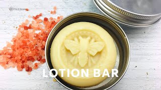 How to make a Lotion Bar  Solid Lotion recipe  Travel friendly  Beeswax Lotion  by The S Soaps [upl. by Helprin]