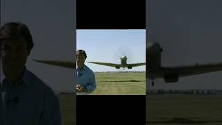 WWII Spitfire Fighter Plane SHOCKS Reporter With Unforgettable Flyby [upl. by Gaut]