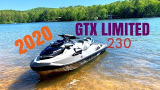 2020 GTX 230 LIMITED SEADOO REVIEW [upl. by Yahsram]