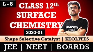 Surface Chemistry  Shape Selective Catalysis  ZEOLITES  L  8  JEE  NEET  BOARDS [upl. by Ainak]