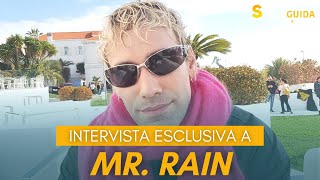 Sanremo 2024 intervista a Mr Rain quotSono qui per cercare di conquistare le personequot [upl. by Aenyl]