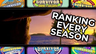 Ranking the 11 Survivor Seasons Ive Reviewed [upl. by Aihsi]