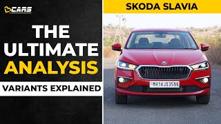 Skoda Slavia Variants Explained  Active Ambition Style wo Sunroof Style  Mar 2022 [upl. by Hurley]