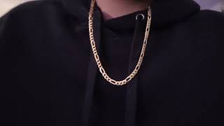 54mm 24 inch Figaro Chain review sterling silver review [upl. by Dyal]