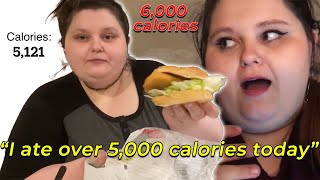 Amberlynn eating 5000 calories on an off day [upl. by Lokim]