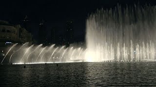 United Arab Emirates  Downtown Dubai  the famous Dubai Fountains [upl. by Namdor630]