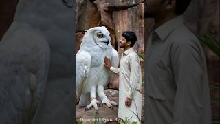 Angry Giant Owl in Pakistan 🇵🇰 😲 🦉Ai [upl. by Ainoval715]