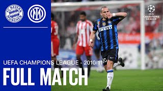 ON THIS DAY  FULL MATCH  BAYERN MUNICH vs INTER  UEFA CHAMPIONS LEAGUE 201011 ⚫🔵 [upl. by Jared]