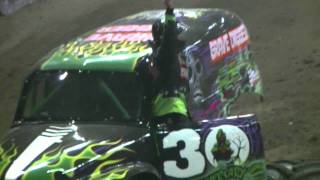 Monster Jam 2012 Chicago Gravedigger Freestyle [upl. by Delcine]