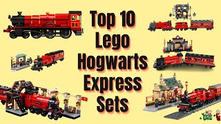 Top 10 Best Lego Hogwarts Express sets of all time 🚂 Lego HARRY POTTER [upl. by Aseret]