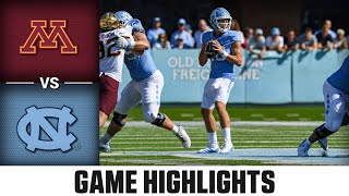 Minnesota vs North Carolina Game Highlights  2023 ACC Football [upl. by Ymeon]