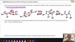 Claisen Condensation [upl. by Delos37]