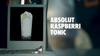 ABSOLUT RASPBERRI TONIC DRINK RECIPE  HOW TO MIX [upl. by Garihc]