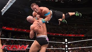 John Cena vs Cesaro  United States Championship Match Raw June 29 2015 [upl. by Voltmer]