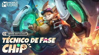 Héroe Destacado  Chip  Técnico de Fase  Mobile Legends Bang Bang [upl. by Beckerman210]