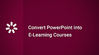 Convert PowerPoint into eLearning Courses with iSpring Suite [upl. by Tallou752]