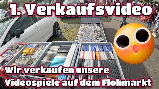 1 Verkaufsvideo  Wir verkaufen Videospiele auf dem Flohmarkt  mal ein anderes Video [upl. by Eenwahs]